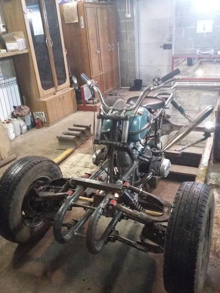 Квадроцикл из мотоцикла Урал 4х4