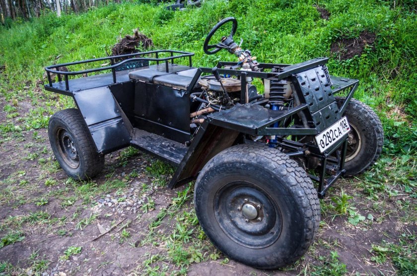 Квадроцикл с двигателем Ока 4х4