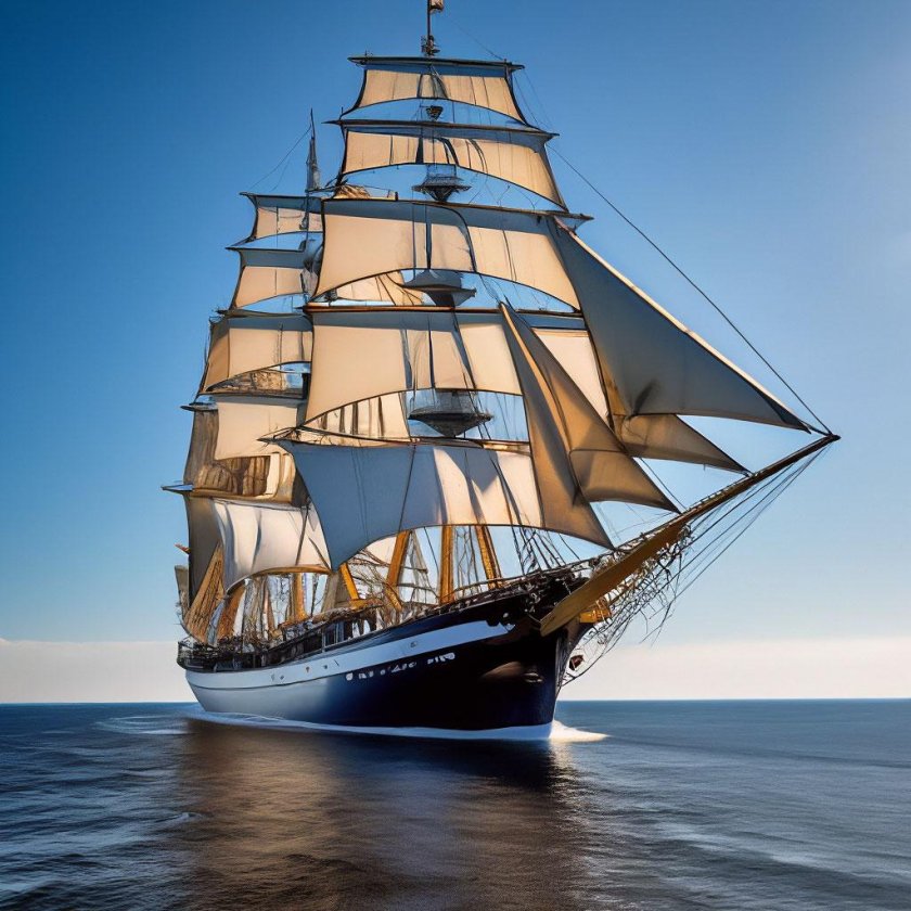 Парусное учебное судно мир