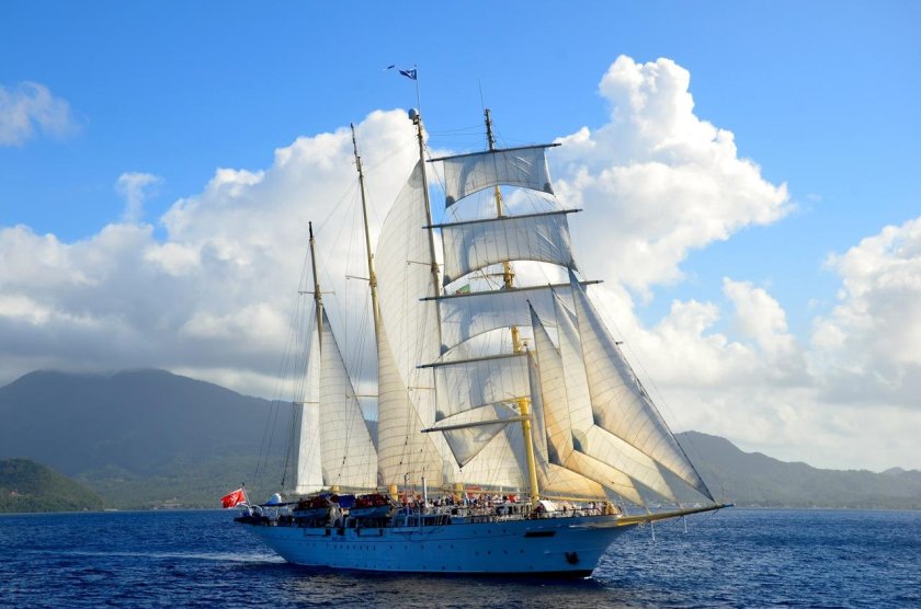 Четырехмачтовый корабль