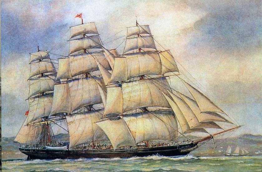 Корабль Надежда Крузенштерна