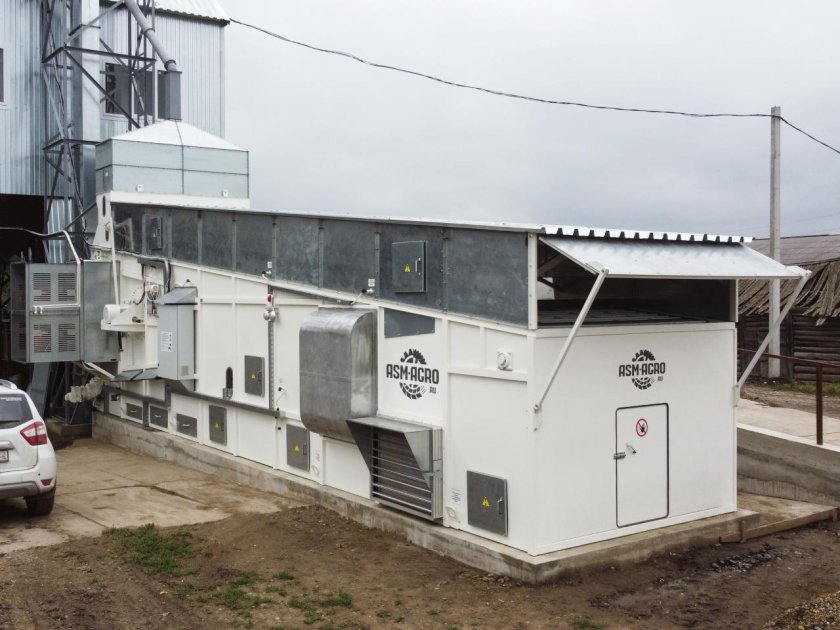 Конвейерная зерносушилка ASM-Agro-58