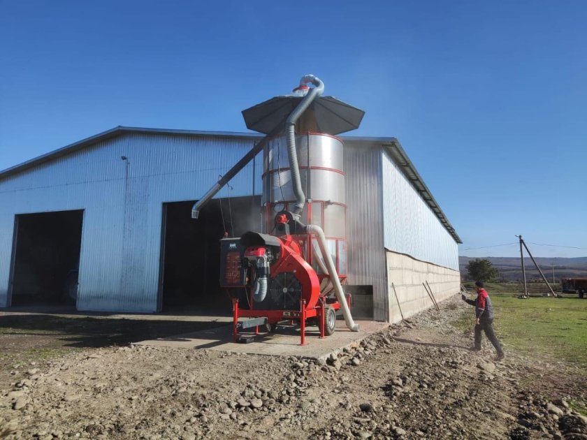 Как огородить мобильную зерносушилку