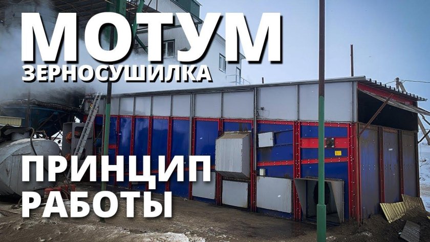 Мотум зерносушилка конвейерная