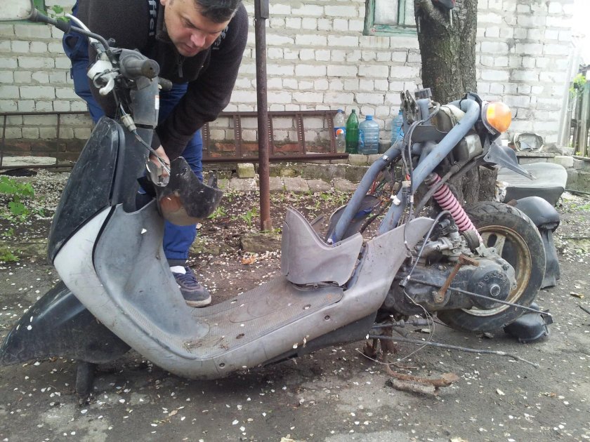 Honda Dio 34 без пластика