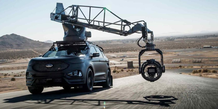 Кран для съемок с авто