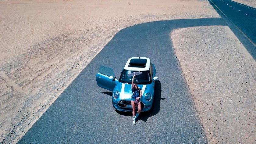 Машины с дрона