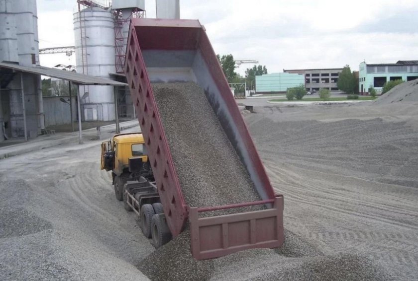 Щебень 20/40 разгрузка
