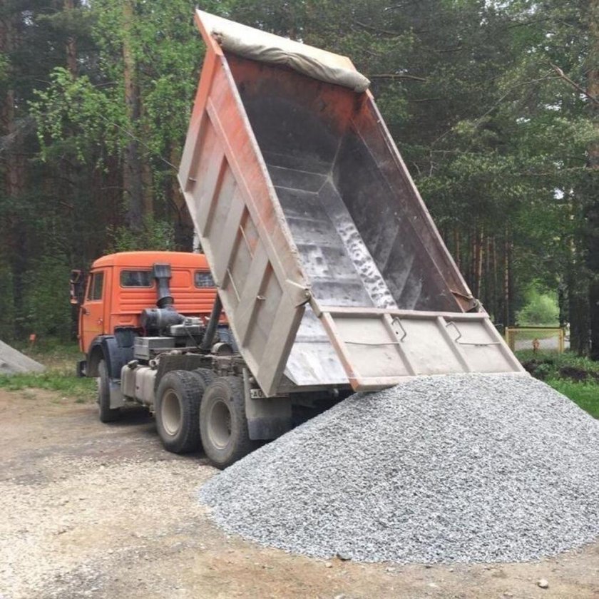 КАМАЗ 55111 С щебнем