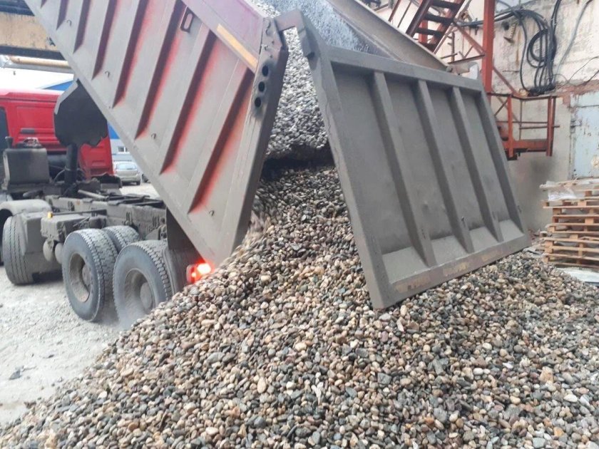 Щебень 20/40 разгрузка