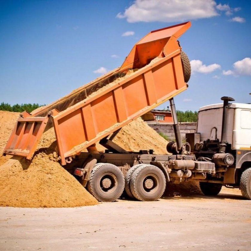 Песок самосвалы 10м3
