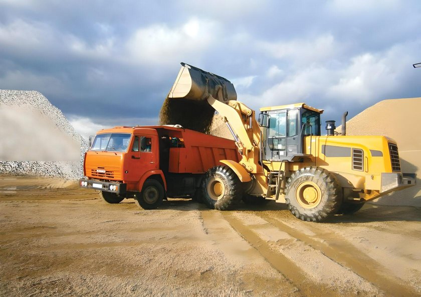 КАМАЗ погрузчик