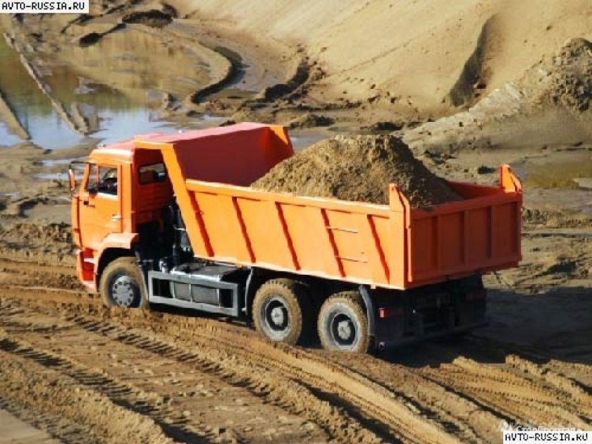 КАМАЗ 6520 С песком