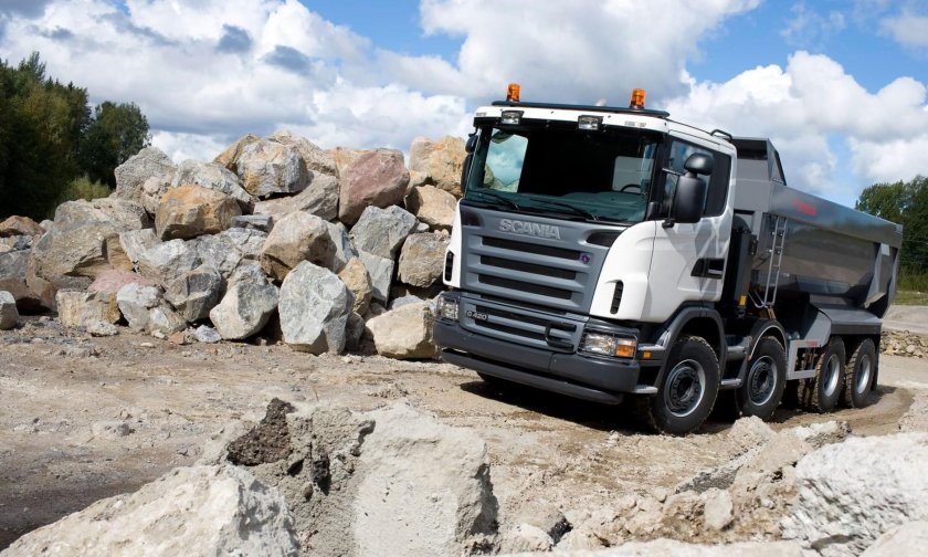 Скания самосвал g420