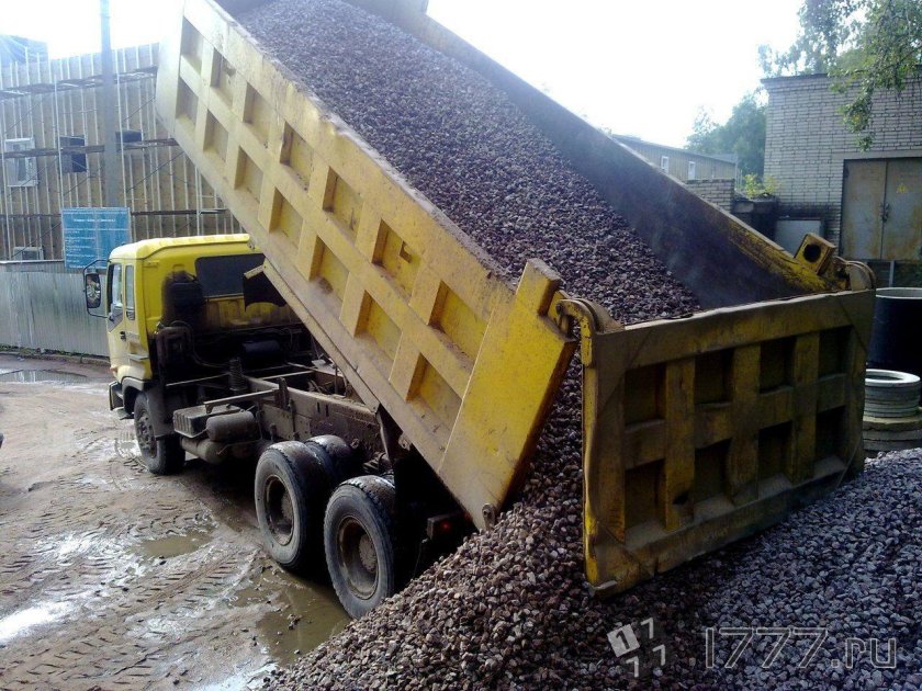 Щебень самосвал