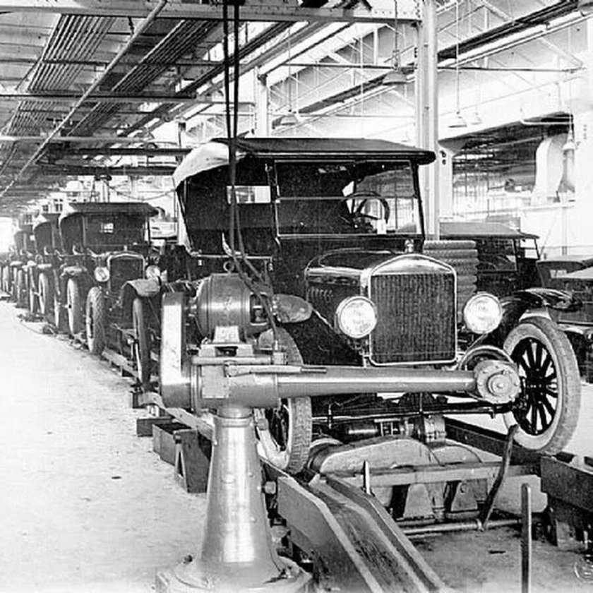 Конвейер Генри Форда 1908-1913