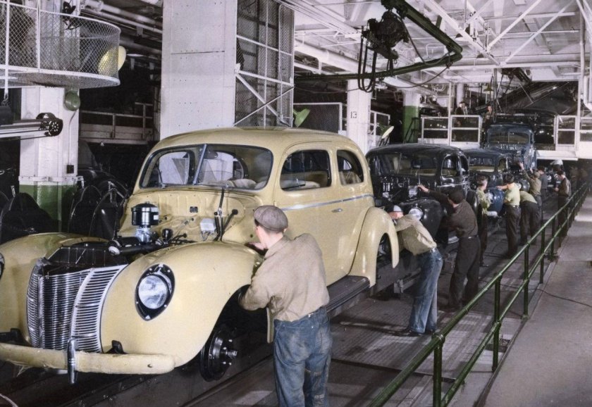 Первый конвейер Генри Форда