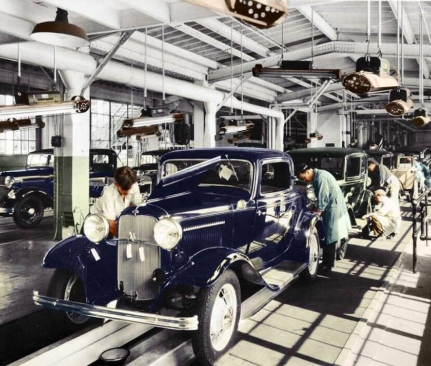 Первый конвейер Генри Форда