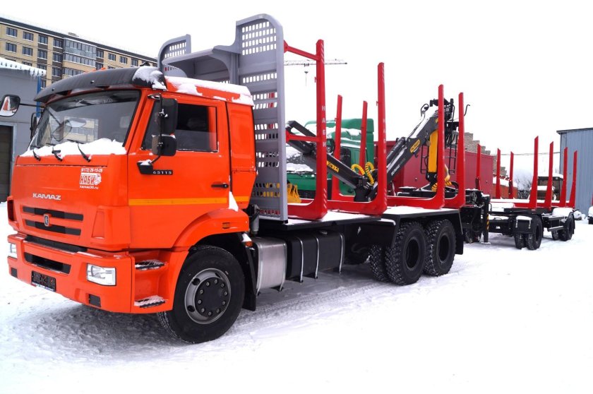 КАМАЗ 65115 сортиментовоз