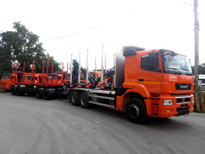 КАМАЗ 6580 сортиментовоз