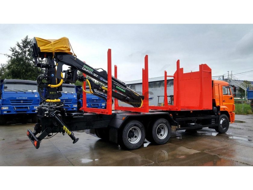 КАМАЗ 65115 сортиментовоз с гидроманипулятором