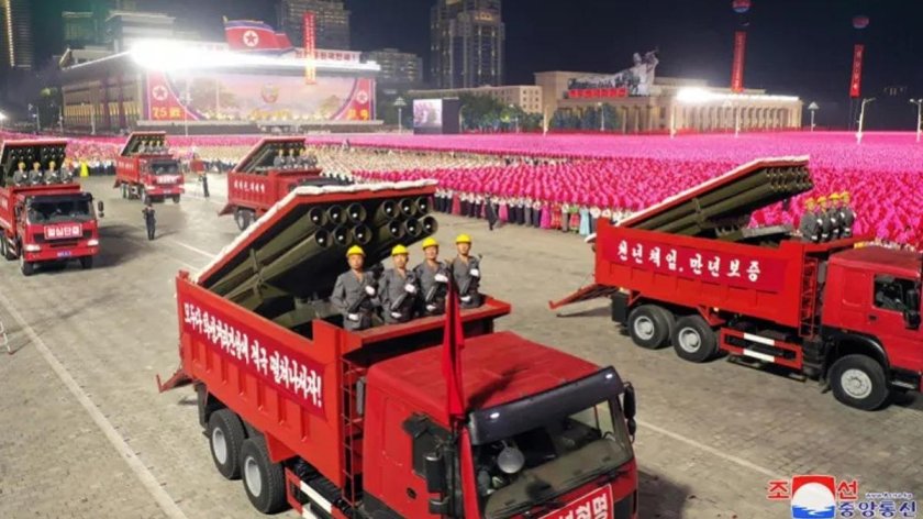 Парад в Северной Корее 2023