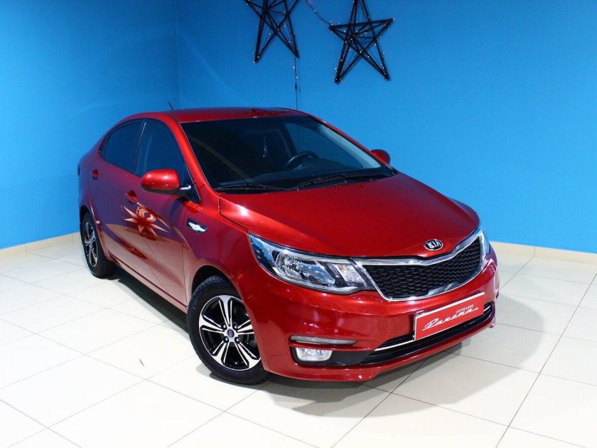 Киа Рио 3 красная