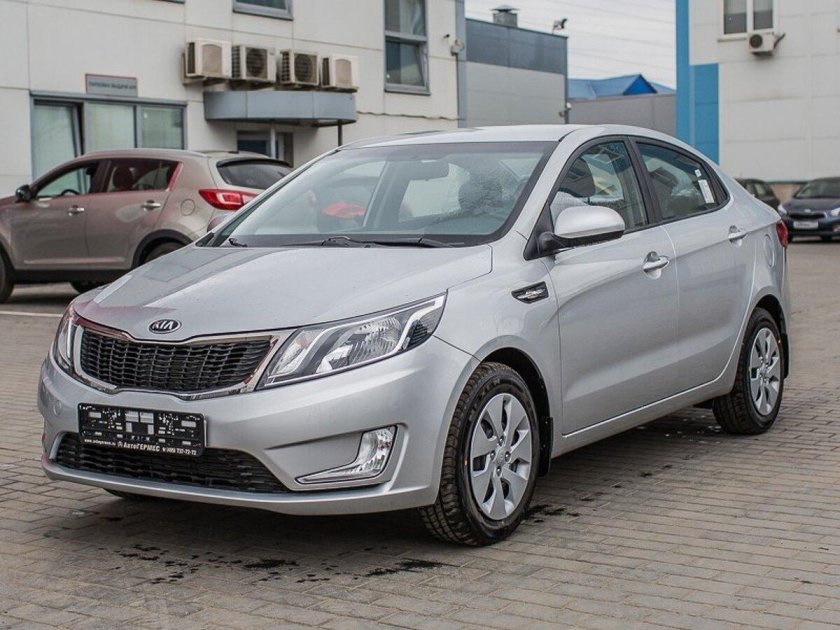 Киа Рио 2014 серая