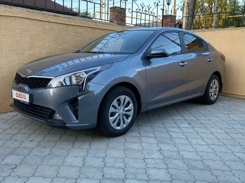 Киа Рио 2021 серая