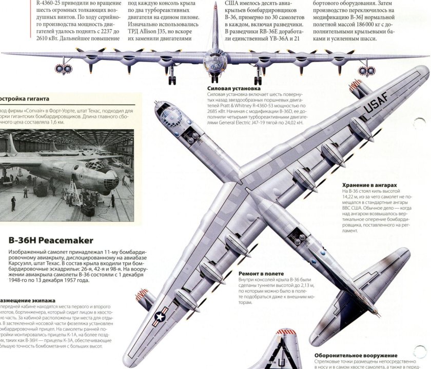 Б-36 бомбардировщик