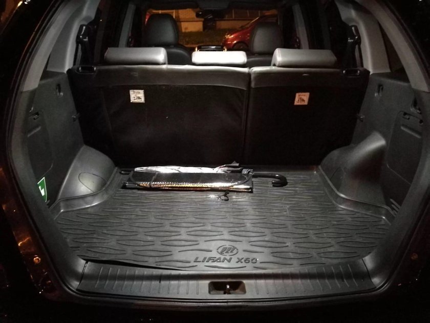 Lifan x60 салон багажник