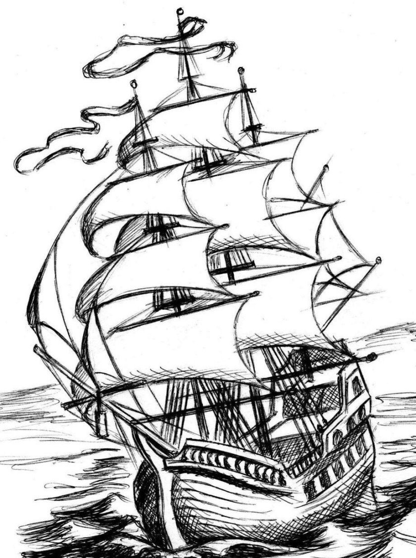 Корабль для выжигания