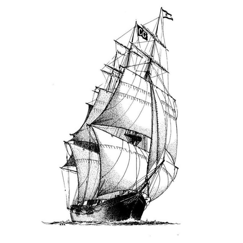 Каравелла корабль рисунок