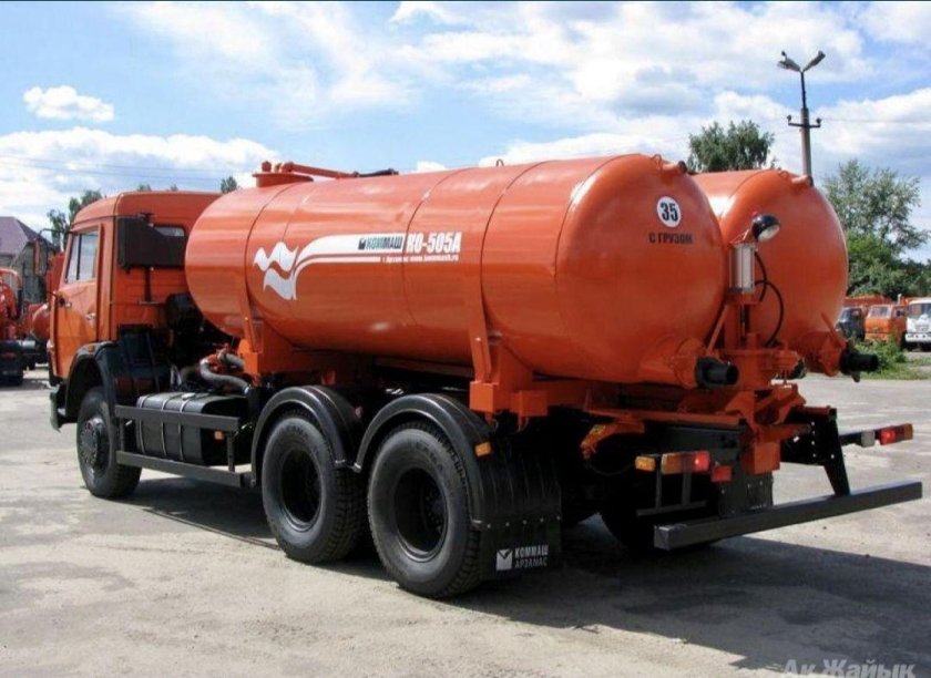 Ко-505б вакуумная машина КАМАЗ-65115