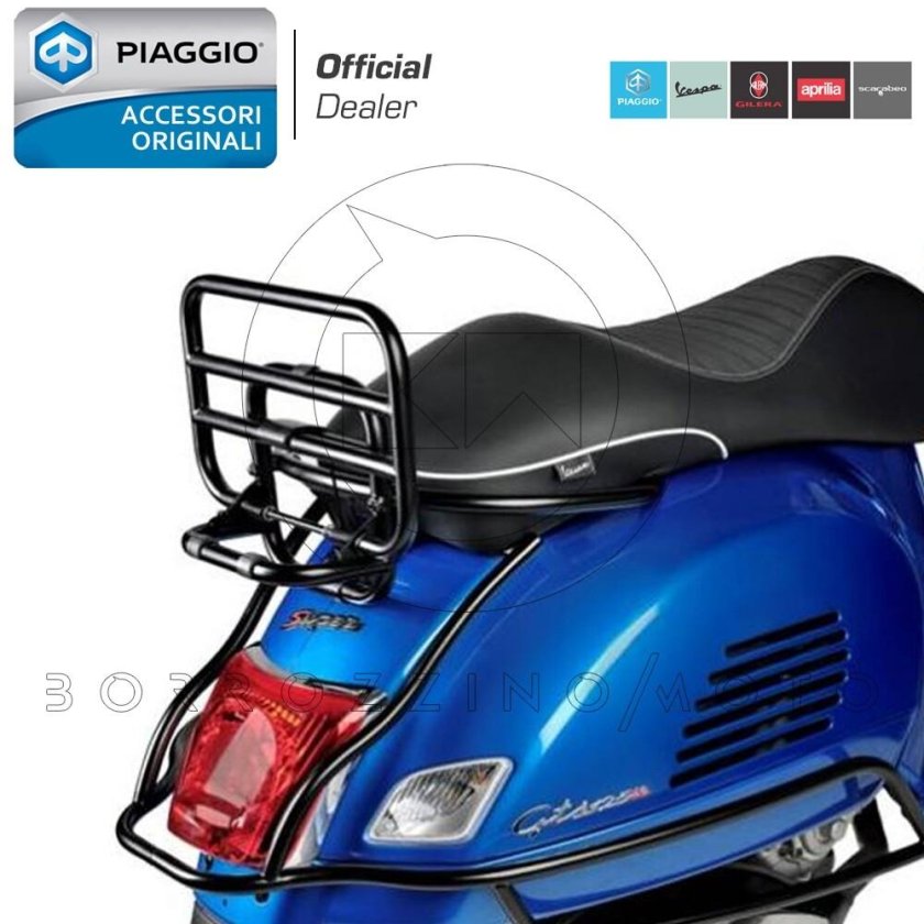 Задний кофр Vespa GTS комплектация
