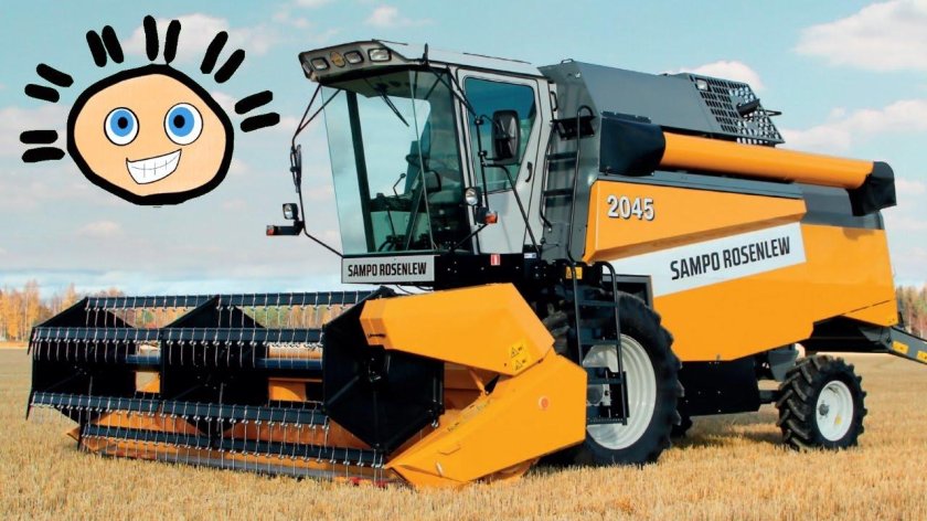 Зерноуборочный комбайн Сампо