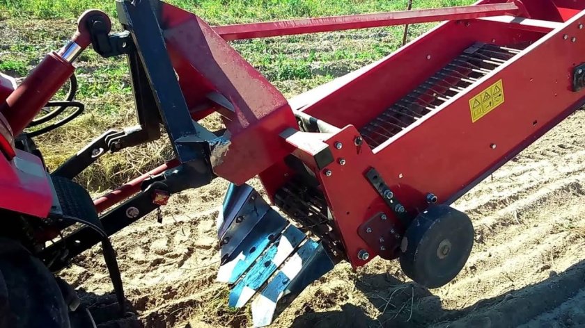 Картофелекопалка польская однорядная Виракс к т-25