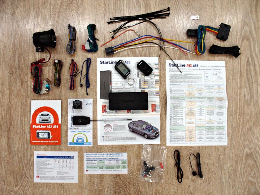 Комплект сигнализации старлайн а93 с автозапуском