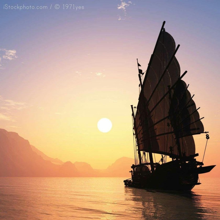 Лодка Джонка Вьетнам