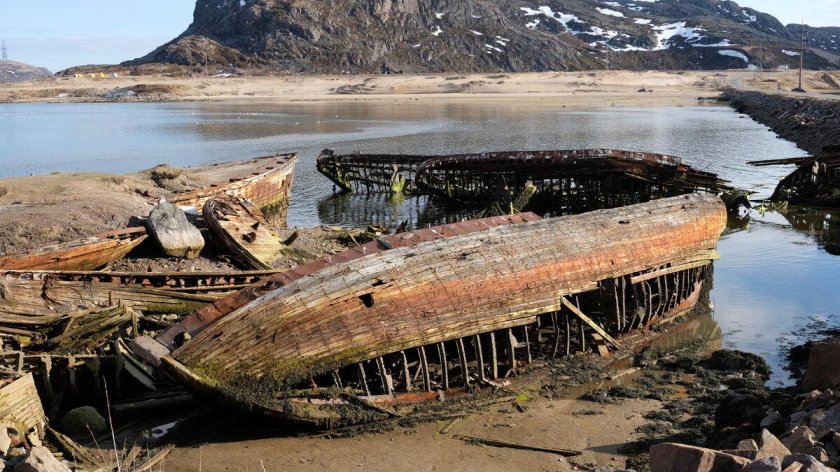 Мурманск Териберка кладбище кораблей