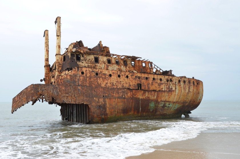 Аланг Индия кладбище кораблей