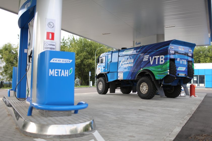 Газовый КАМАЗ на метане