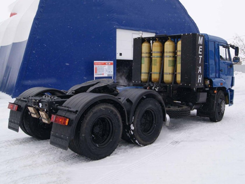 КАМАЗ 65116 на метане