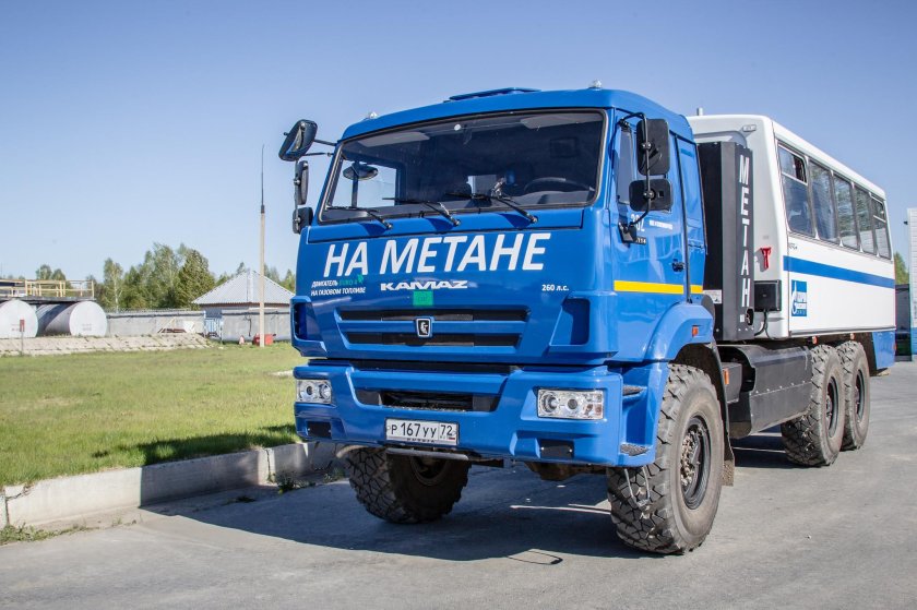 КАМАЗ Газпром на метане