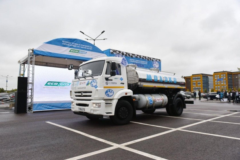 КАМАЗ 65115 на метане