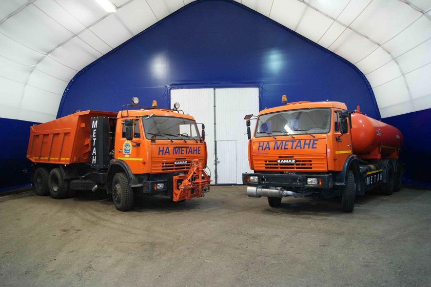 КАМАЗ 65115 на метане