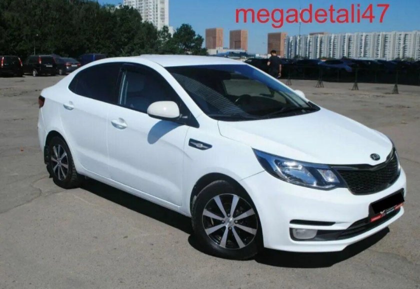 Kia Rio 2016 белая