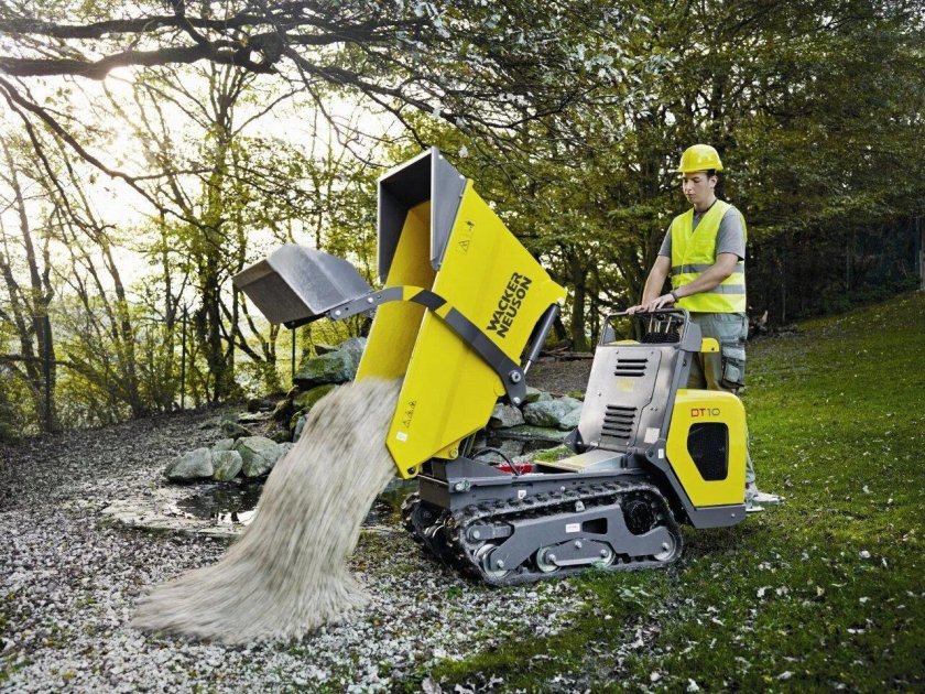 Гусеничный думпер dt10 Wacker Neuson