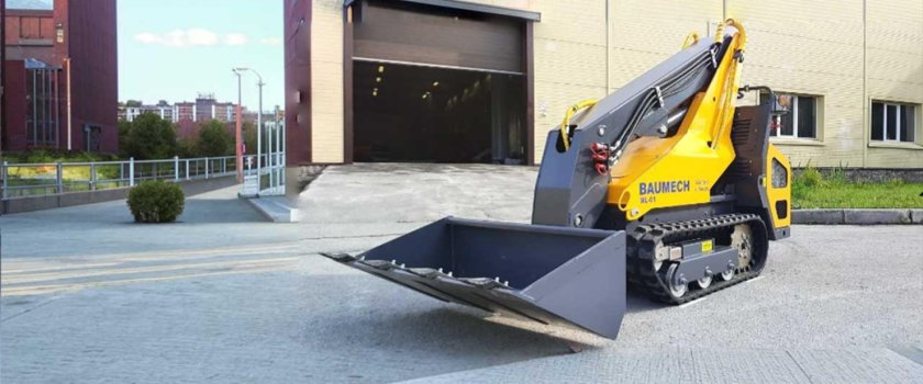 Baumech мини погрузчик