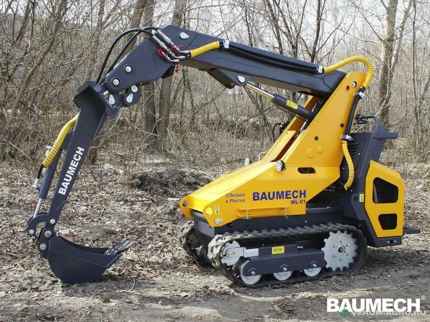 Baumech мини погрузчик